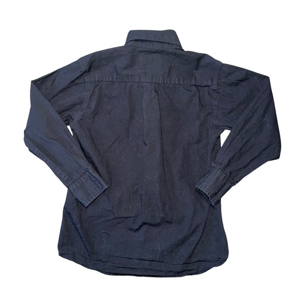 Kids Cinch Black Long Sleeve Button Down Shirt Size 4-5 - Picture 4 of 4